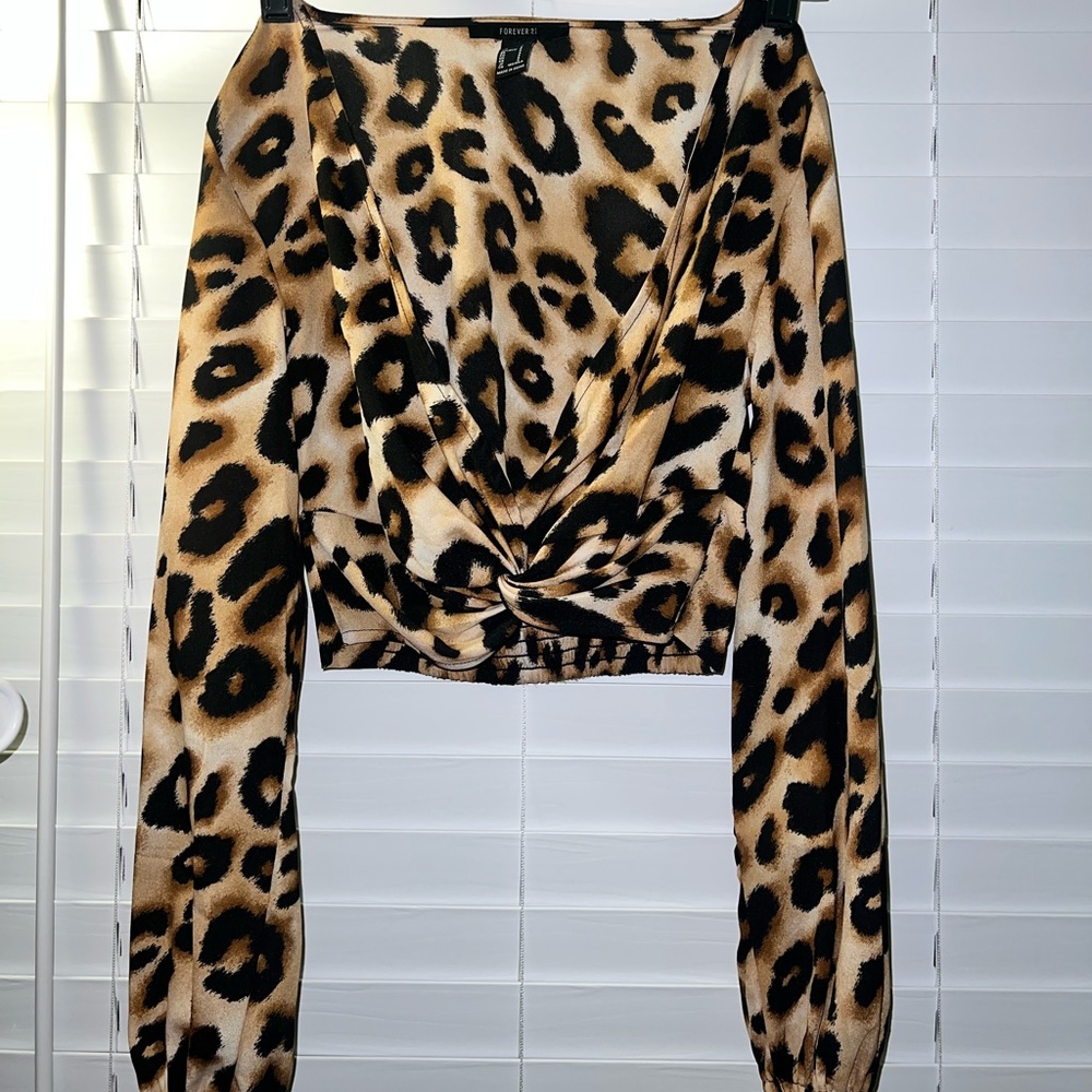 Forever 21 cheetah top